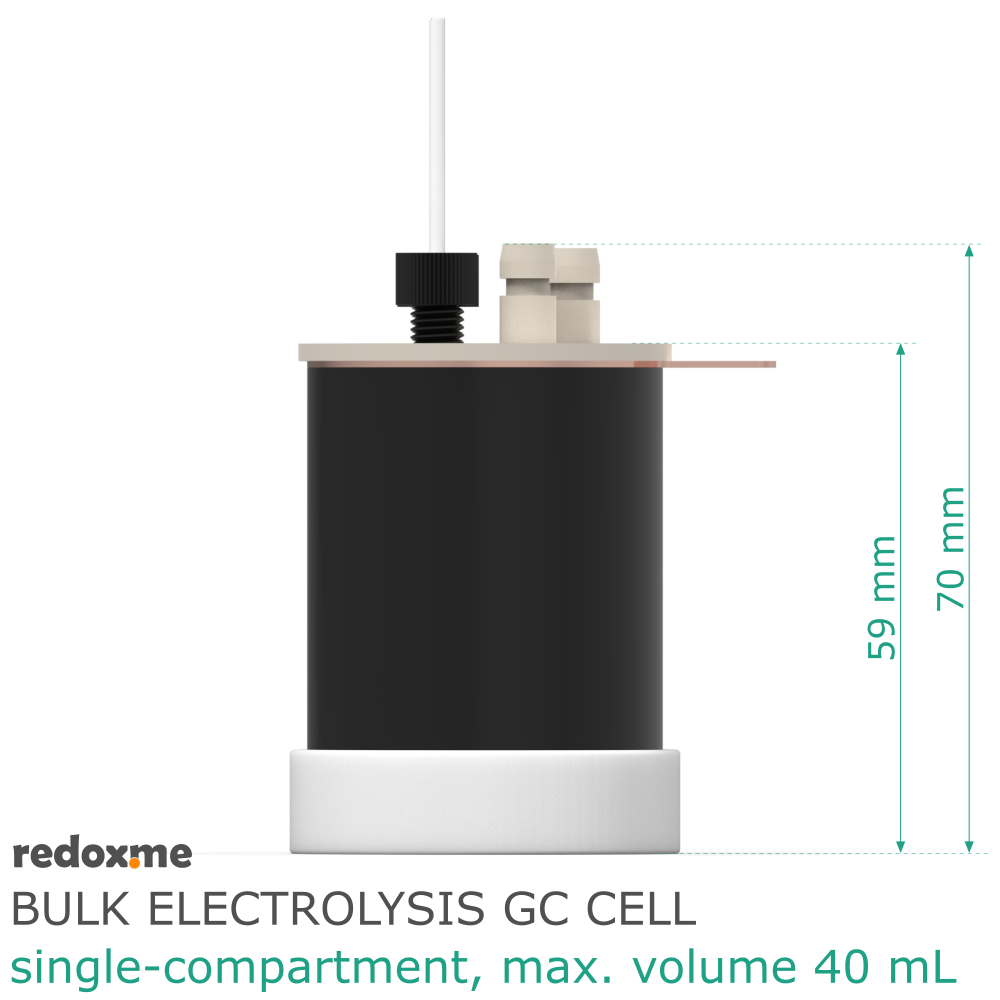 Bulk Electrolysis GC Cell