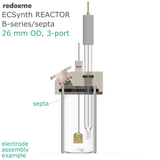 Electrosynthesis Reactor B-series/septa, 26 mm OD, 3-port
