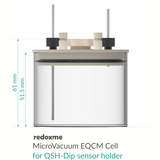 MicroVacuum EQCM Cell for QSH-Dip sensor holder