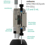 SPECTRO-ECSynth FH-CELL 1.5 and 3 mL - Spectro-Electrosynthesis Flow H-Cell 1.5 and 3 mL