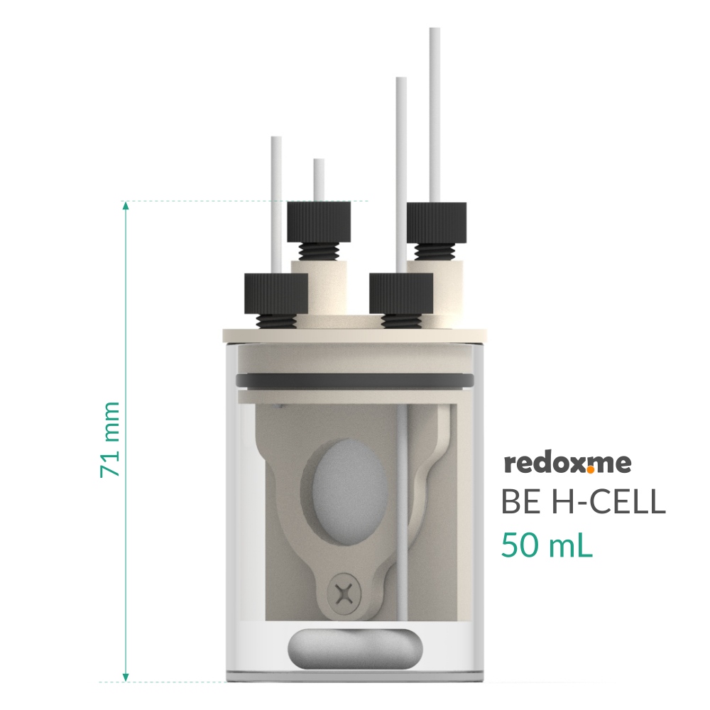 BE H-Cell 50 mL - Basic Electrochemical H-Cell 50 mL