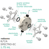 R/T/A Spectro-EC 1.75 mL - Reflection / Transmission / Absorption Spectro-Electrochemical Cell