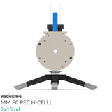 FC PEC H-Cell 2x15 mL- Front Contact Photo-Electrochemical H-Cell