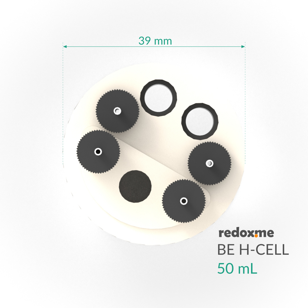 BE H-Cell 50 mL - Basic Electrochemical H-Cell 50 mL