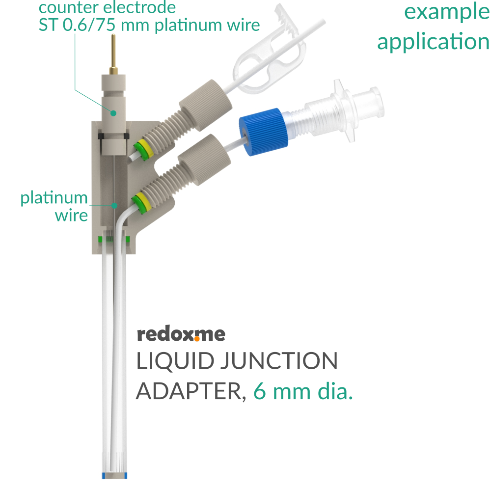 Liquid Junction Adapter, 6 mm dia.
