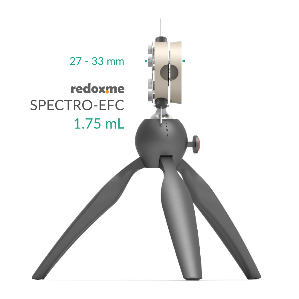 Spectro-EFC 1.75 mL - Spectro-Electrochemical Flow Cell