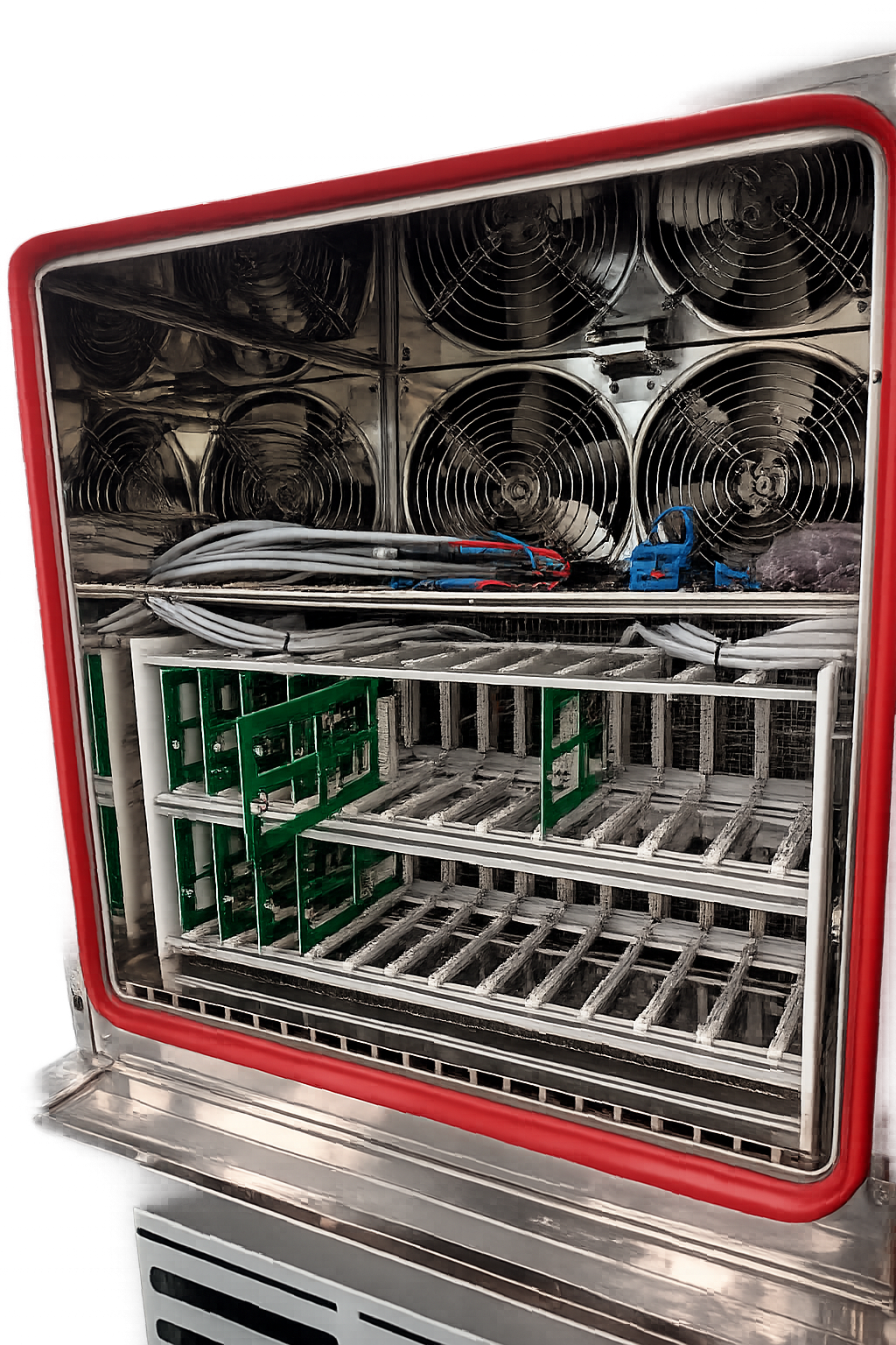 Card holder for climatic chamber