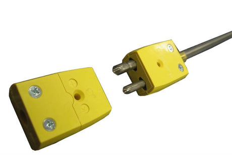 Thermocouple: K type 3mm OD x 4" L with Alloy sheath and Standard Plug for Calibration - TC-K-Cali-4S-3mm-SP-LD - Thasar Store