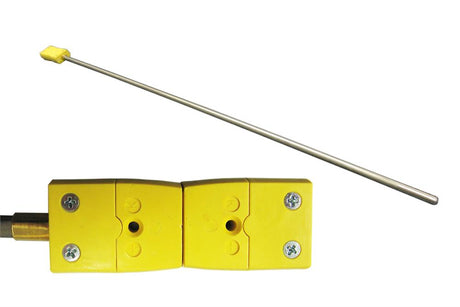Thermocouple: K type 3mm OD x 4" L with Alloy sheath and Standard Plug for Calibration - TC-K-Cali-4S-3mm-SP-LD - Thasar Store