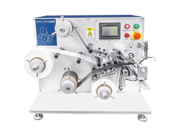 Semi-automatic Winding Machine for Cylindrical Cell from 18650 - 4680) with Tabless Structure, MSK-112R-L
