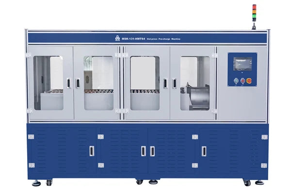 Horizontal 64-Channel Hot Press Machine (Max. 170*120 mm, Dual-Side Tabs) for Pouch Cell SEI Formation - MSK-131-HMT64