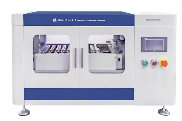 Compact 16-channel Hot Press Machine (Max. 120*80 mm, Single-Side Tabs) for Pouch Cell SEI Formation - MSK-131-HS16