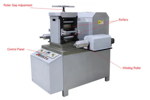 Pressa a rulli per impieghi gravosi (180 L x 142 P, mm) con velocità variabile - MSK-1814-RR