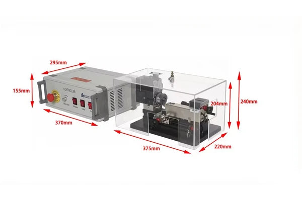 Compact Disassembling Machine for 18650, 21700 or 4680 -46110 Cylindrical Cases - MSK-4680