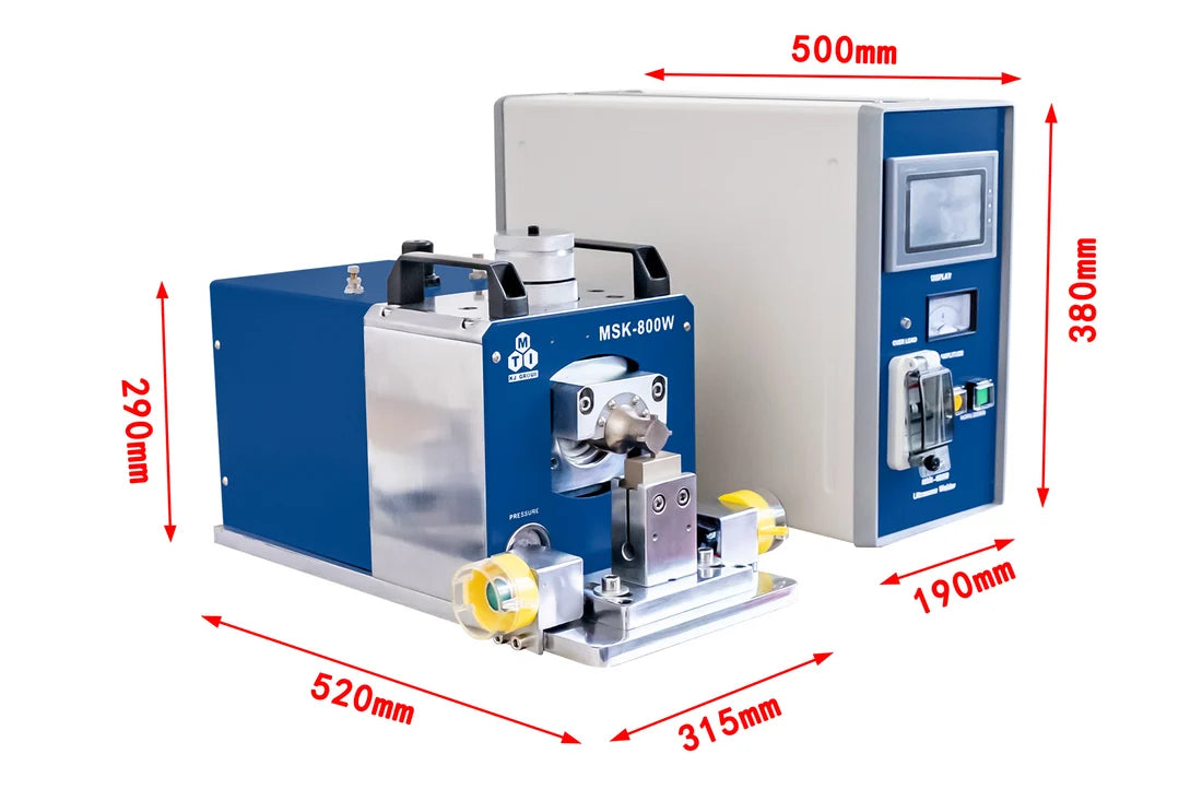 Saldatore a ultrasuoni da tavolo da 800W con controller digitale touch screen, 40KHz - MSK-800W
