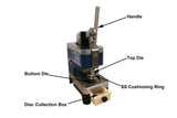 Precision Disc Cutter with Standard 16, 19, 20 Dia. Cutting Die & 3 - 24mm Optional - MSK-T-10