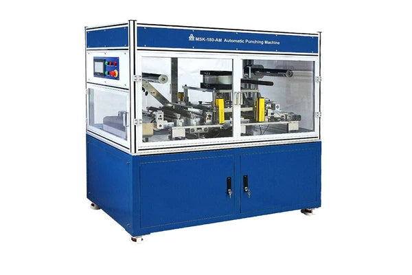 Troqueladora automática de precisión R2R para electrodos celulares en bolsa - MSK-180-AM