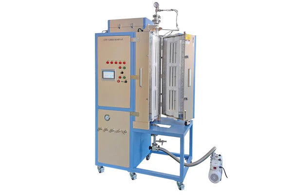Forno a letto fisso/fluidificato a 1200°C a 3 zone per reazioni di reforming del metano e Fischer-Tropsch - OTF-1200X-III-HP-VT