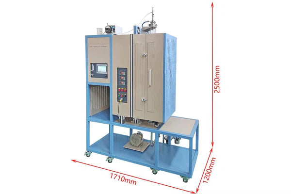Forno verticale di pirolisi 1500 Max. per la sintesi di nanoparticelle - OTF-1500X-VT-III-PGEP