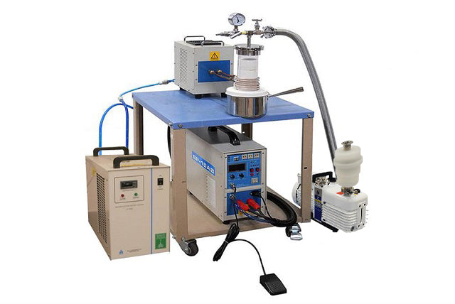1900°C Max. 7KW Vacuum Induction Melting System w/ 60mm Tube & Manual Temperature Control - SP-15VIM - Thasar Store