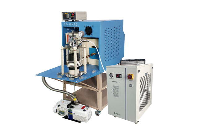 15KW Induction Heating System with 5" Quartz Tube & Temp.-Controller up to 2200°C - SP-50KTC - Thasar Store