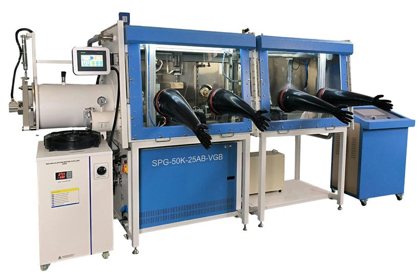 10 Crucibles Automatic Induction Melting and Casting System with Stirring Function up to 2000ºC - SPG50K25AB-GB - Thasar Store