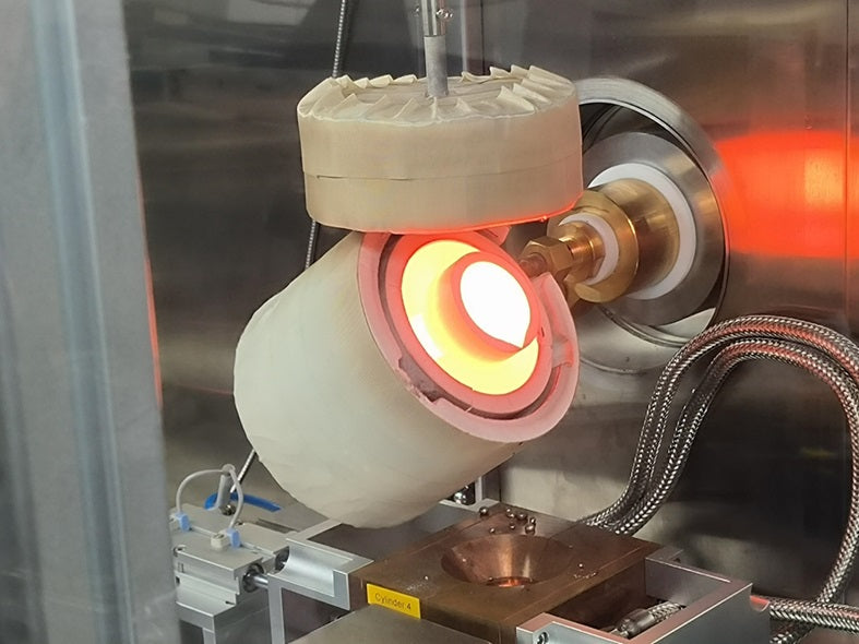 10 Crucibles Automatic Induction Melting and Casting System with Stirring Function up to 2000ºC - SPG50K25AB-GB - Thasar Store