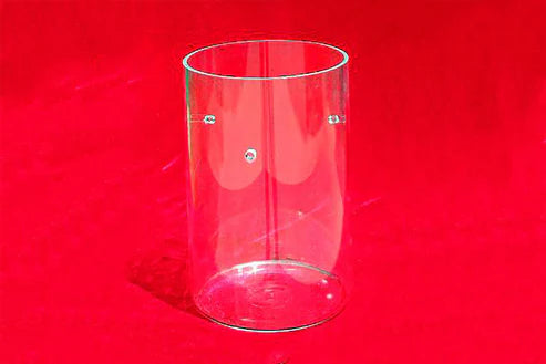 8" O.D x 7.5" I.D x 16.7" H One end Closed, Quartz, Tube for VBF-1200X-V9 -TQH200D425 - Thasar S.r.l.