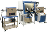 Glovebox with 1 PPM purification and Three 1200°C Max. Tube Furnaces VGB-6-OTF2-VBF