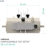 Configurable CDI Setup 10-1.2-10 mL - Configurable Capacitive Deionization Setup