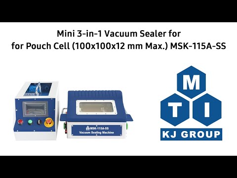 Mini sigillatrice sottovuoto 4 in 1 per sacchetti (100x100x12 mm max.) Anticamera accettabile - MSK-115A-SS