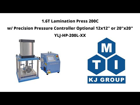 Pressa di laminazione 1.6T 200C con regolatore di pressione di precisione Opzionale 12x12" o 20 "x20" - YLJ-HP-200L