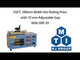 Pressa per laminazione a caldo a 250°C con larghezza di 200 mm e distanza regolabile di 10 mm - MSK-HRP-05