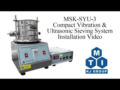 Vibration Sieving System with Three Sieves (100, 200, 450 Mesh) - MSKSYU3N