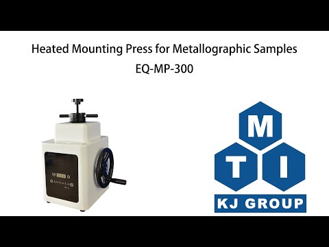 Pressa di montaggio riscaldata per campioni metallografici - EQ-MP-300