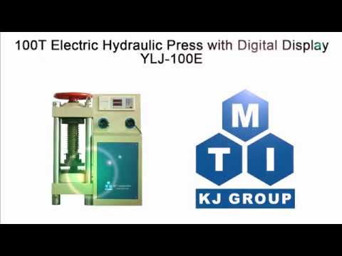 100T Pressatura isostatica a freddo elettrica (CIP) con recipiente ID 35/50/60/80 mm - YLJ-CIP-XXA
