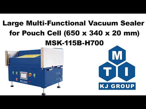 Large Multi-Functional Vacuum Sealer For Pouch Cell (650x340x20mm) - MSK-115B-H700