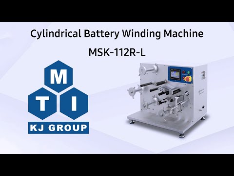 Semi-automatic Winding Machine for Cylindrical Cell from 18650 - 4680) with Tabless Structure, MSK-112R-L