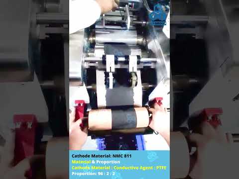 Pressa per laminazione a caldo R2R con velocità asincrona per la produzione di elettrodi a secco (max. 200 mm W, 8T, 200 °C) - MSK-BPC-DF200