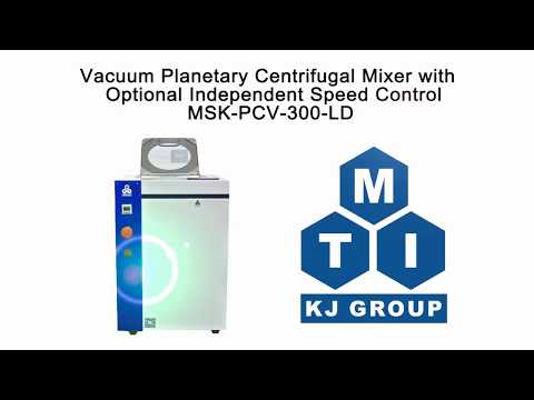Miscelatore centrifugo planetario sottovuoto con due contenitori (300 ml) e vasi per mulino a sfere opzionali - MSK-PCV-300-LD