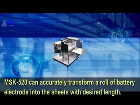 Automatic Roll-to-Sheet Cutting Machine for Electrodes Cutting - MSK-520A