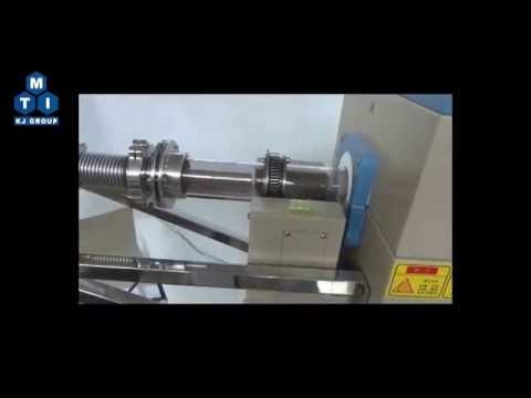 1200C Two Zone 4" Rotary CVD Furnace with Automatic Feeding & Receiving System - OTF1200XIIR4-AF