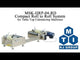 100C Max. Pressa elettrica per laminazione a caldo da 4" di larghezza con velocità variabile (compatibile con gas Ar) - MSK-HRP-01