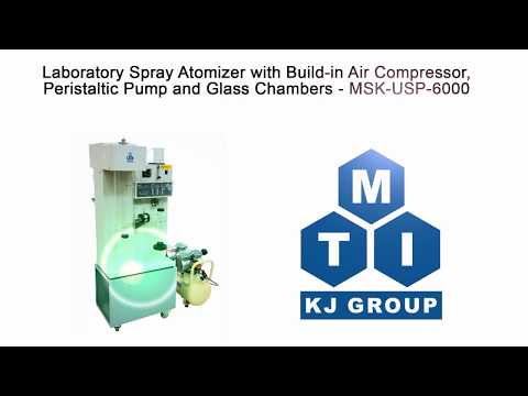 Essiccatore a spruzzo da laboratorio fino a 300C con camere di vetro - MSK-USP-6000