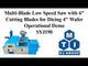 Sega diamantata digitale a bassa velocità con lama diamantata da 6" e accessori completi - SYJ-160