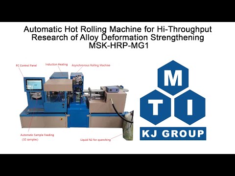 Macchina automatica di laminazione a caldo (campione singolo) per la ricerca della deformazione delle leghe - MSK-HRP-MG3